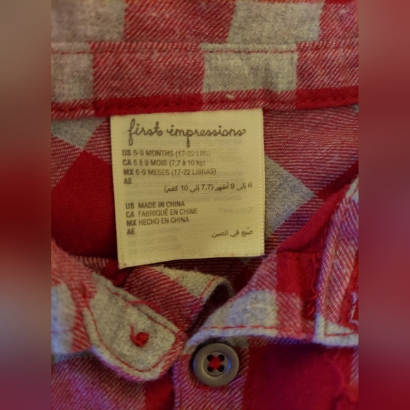 Infant flannels 6mo/6-9mo - Picture 3 of 4